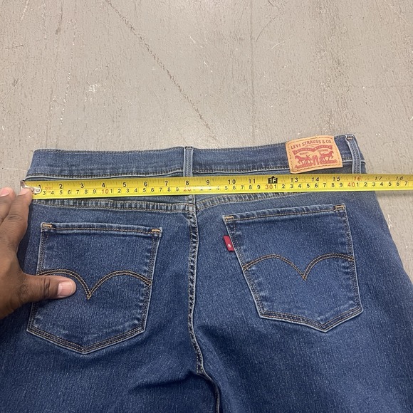 Levi's Blue Flare & Wide Leg Jeans - Picture 6 of 10